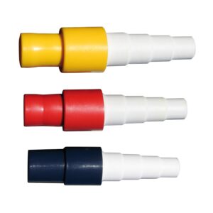Straight fitting for hoses