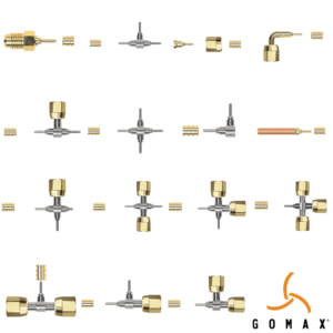 Gomax Fittings DN2 - 2mm