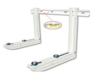 Wall brackets with crossbar