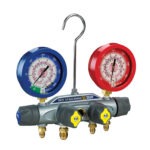 Yellow Jacket manifold with gauges